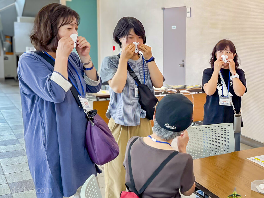 はなぶえ(鼻笛)　こどもえんげき祭inなだ、ワークショップ